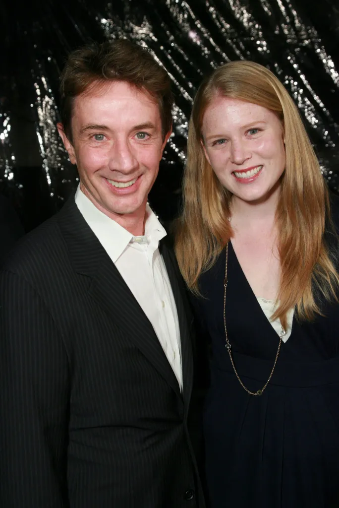 Martin Short and his daughter Katherine Short smiling at the camera.