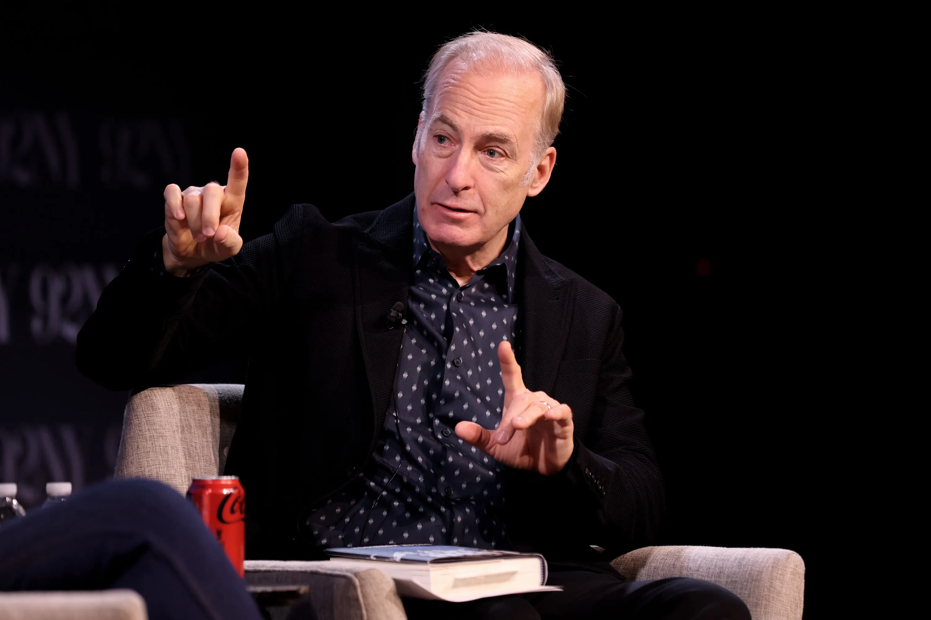 Bob Odenkirk at a conversation with Susan Morrison.