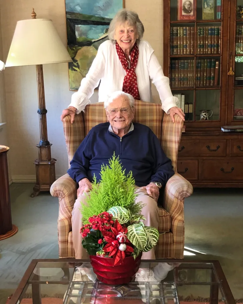 William Daniels and Bonnie Bartlett smiling together.