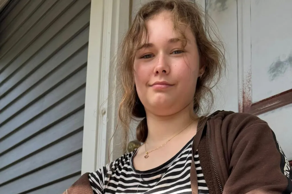 Breanna Keane looking at the camera.