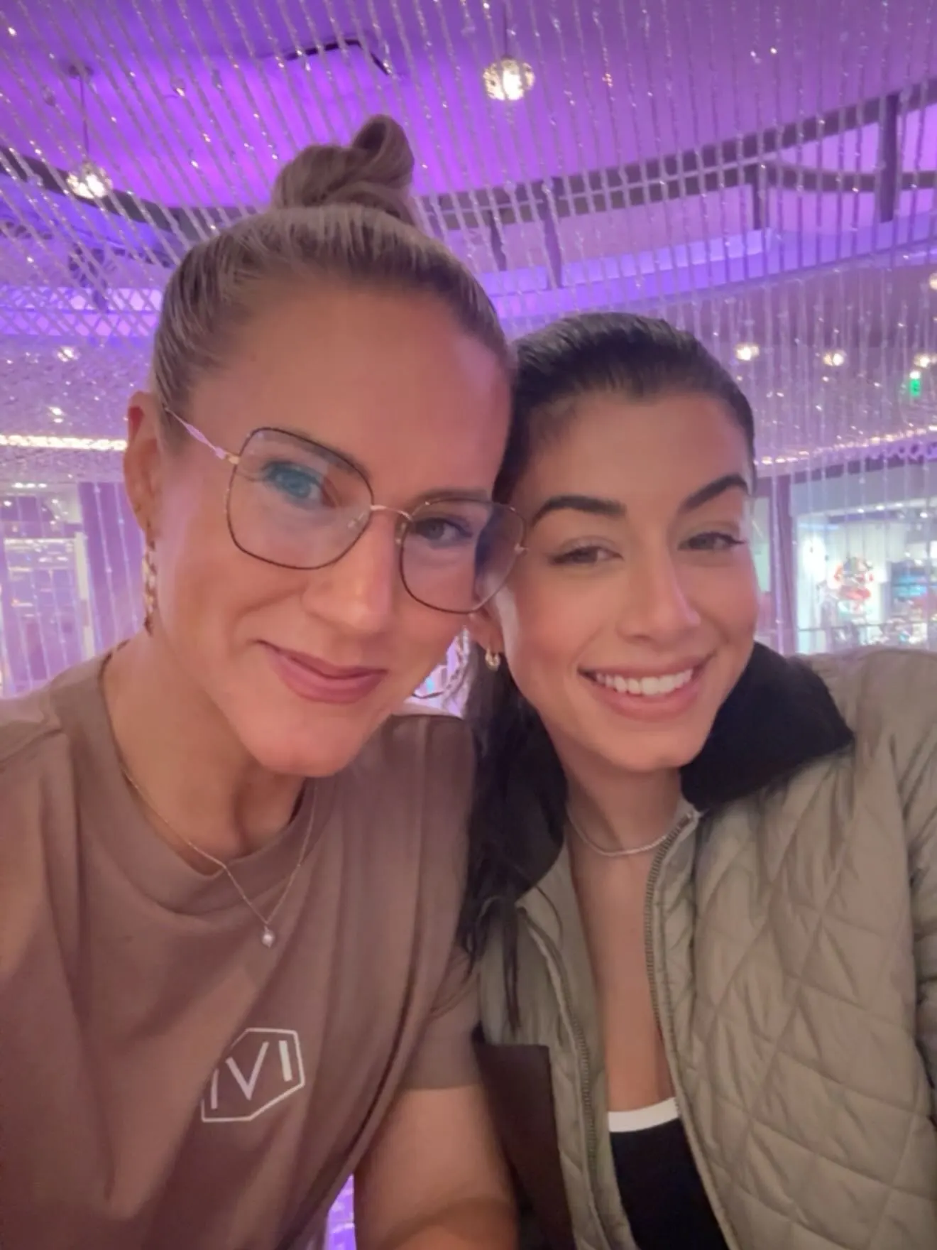 Caitlin Rance and Sarah Jane Ramos posing for a selfie.