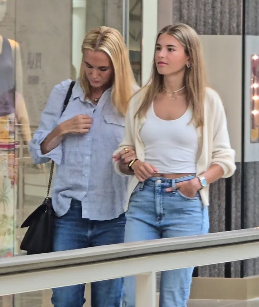 Vanessa Trump and Kai Trump shopping together in West Palm Beach.