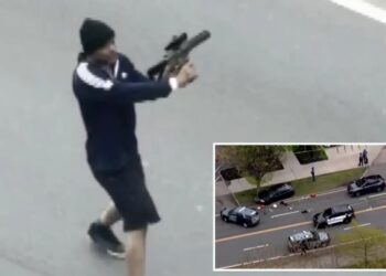 Rifle-wielding maniac opens fire on random cars on busy Massachusetts road