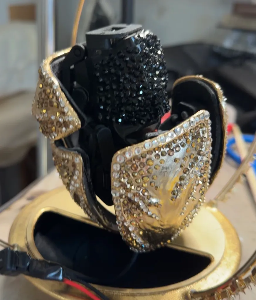 Cameron Hughes' animatronic designs for Sabrina Harrison's Met Gala 2026 look. 