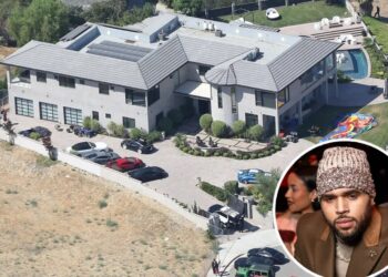 Creeper arrested after trying to scale fence at Chris Brown’s LA home