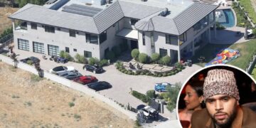 Creeper arrested after trying to scale fence at Chris Brown’s LA home