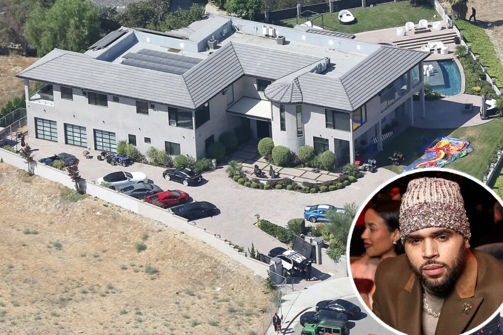 Creeper arrested after trying to scale fence at Chris Brown’s LA home