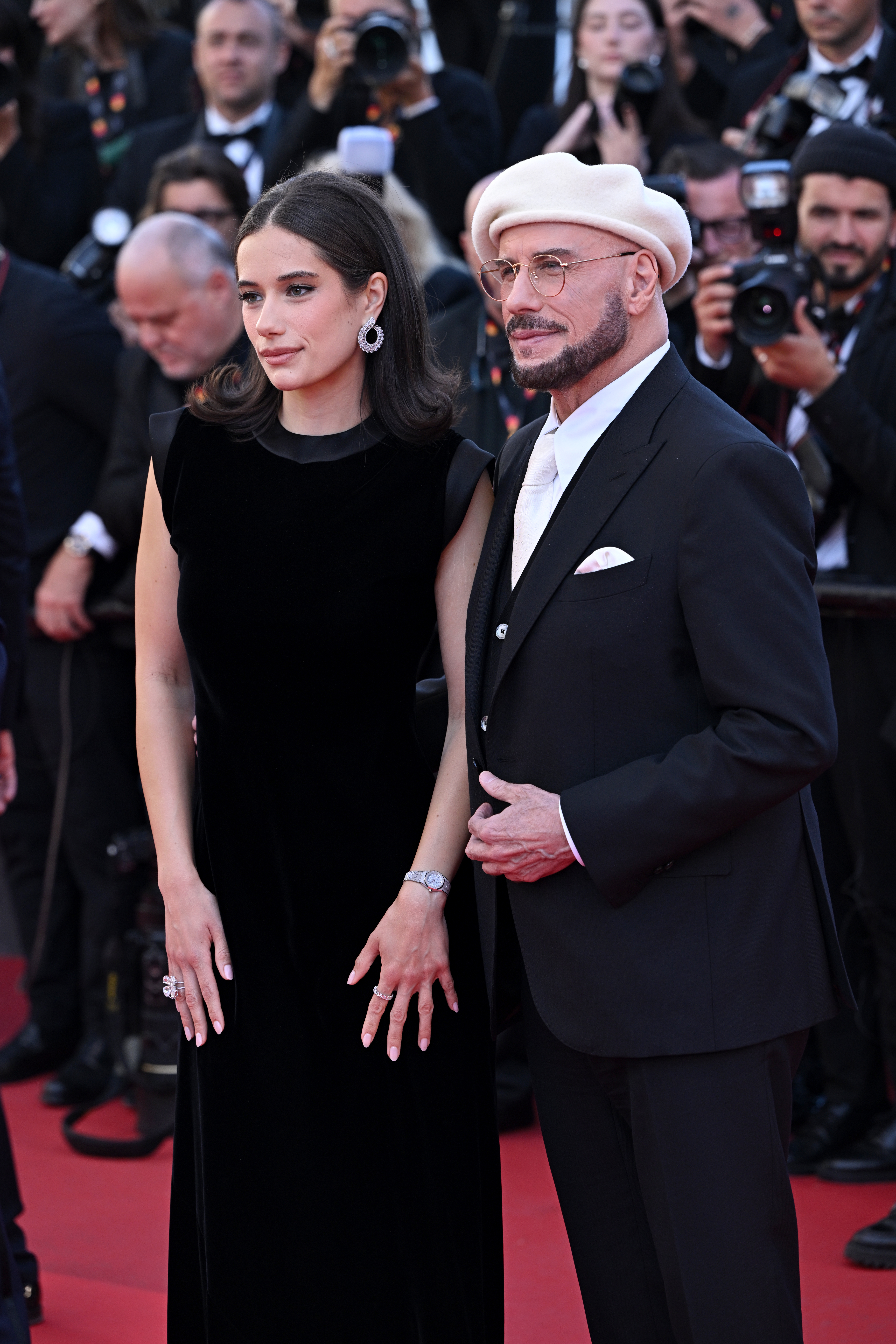 John Travolta and Ella Bleu Travolta at Cannes Film Festival 2026