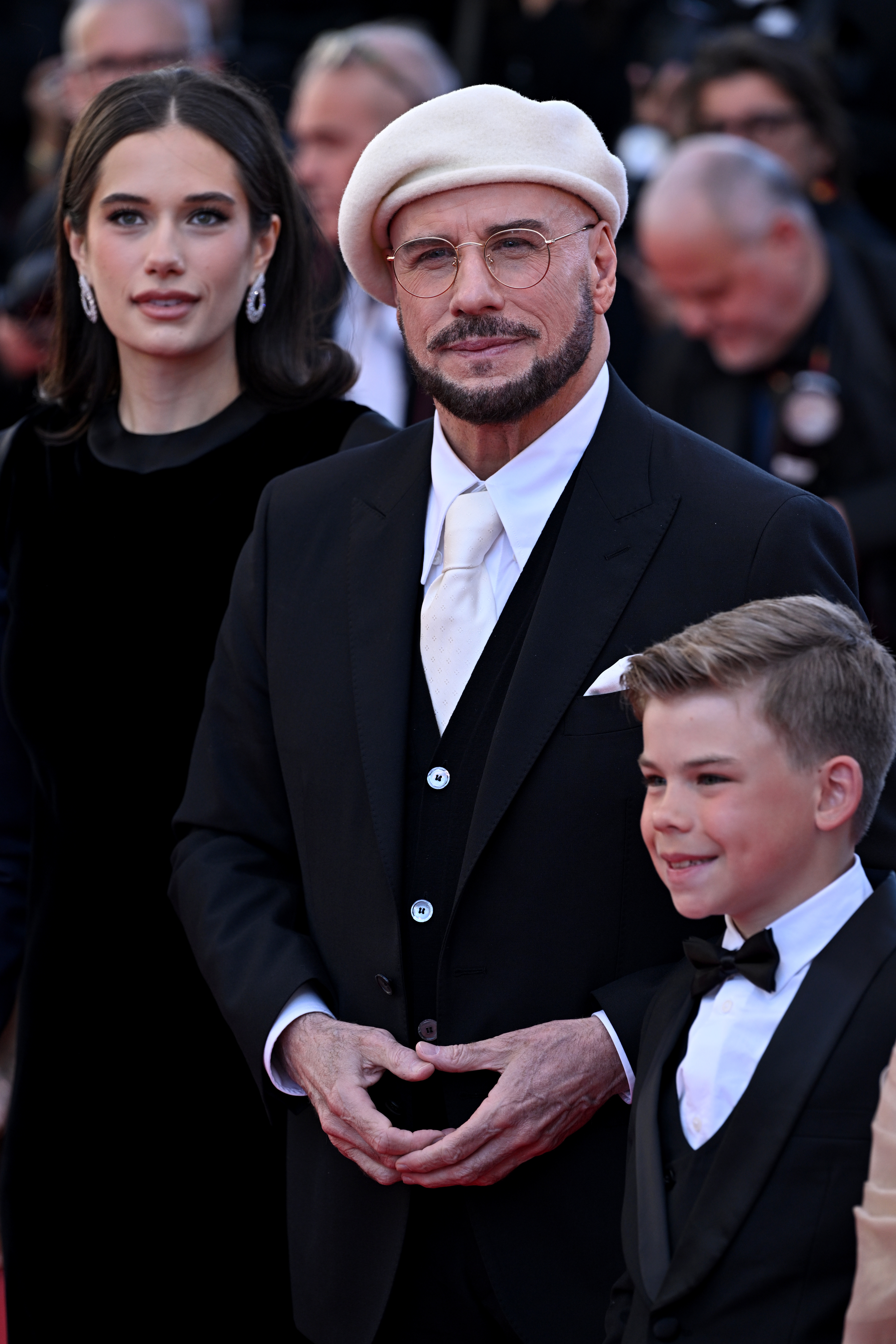 John Travolta and Ella Bleu Travolta at Cannes Film Festival 2026