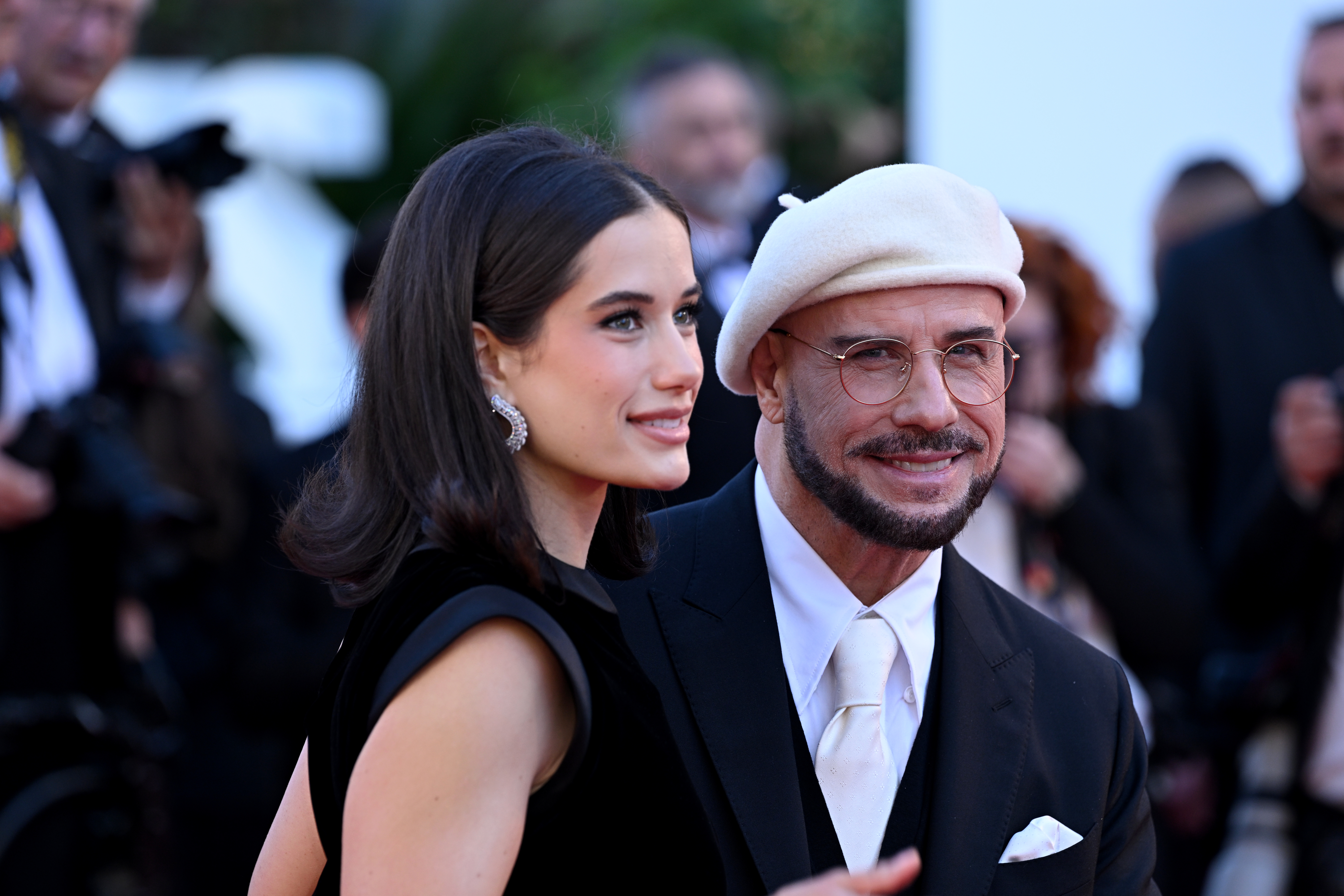 John Travolta and Ella Bleu Travolta at Cannes Film Festival 2026
