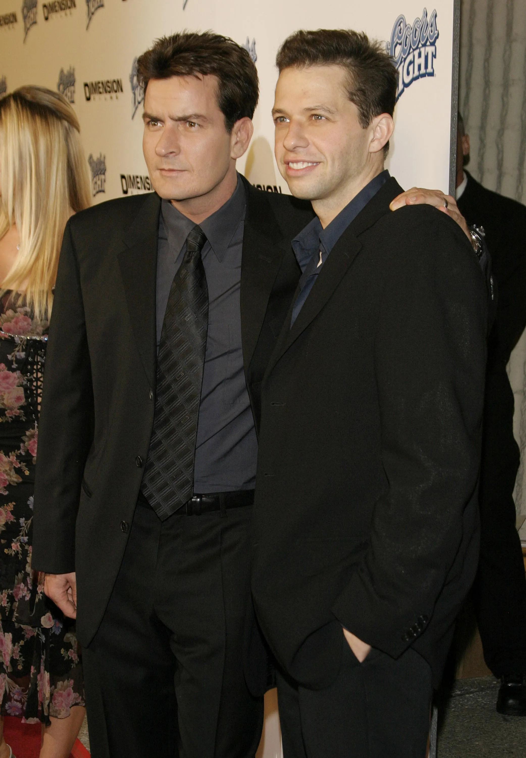 Charlie Sheen and Jon Cryer attending the 