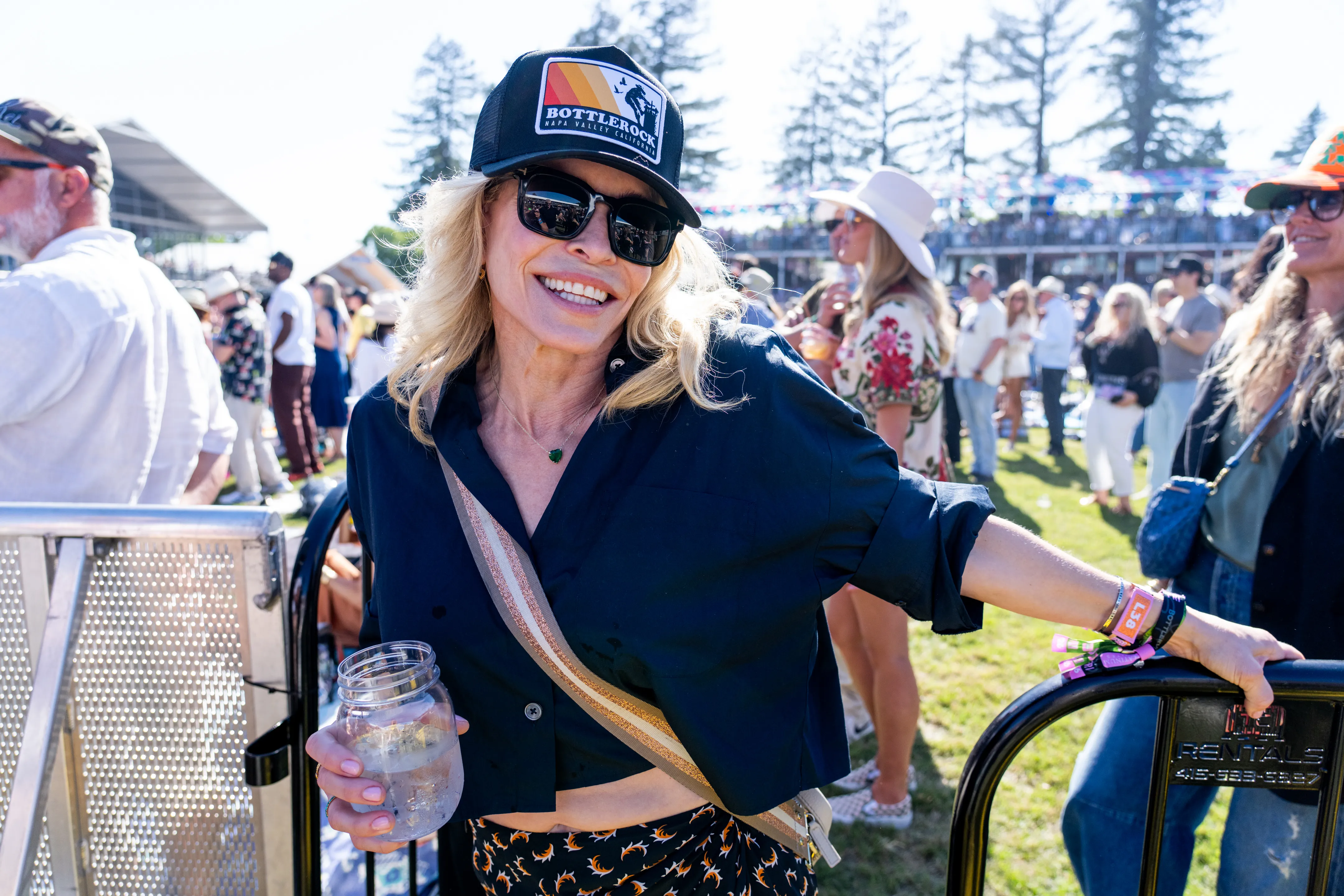 Chelsea Handler smiling at BottleRock Napa Valley.