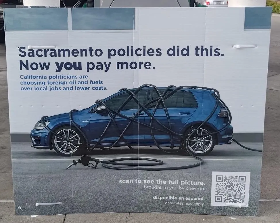Chevron sign blaming 