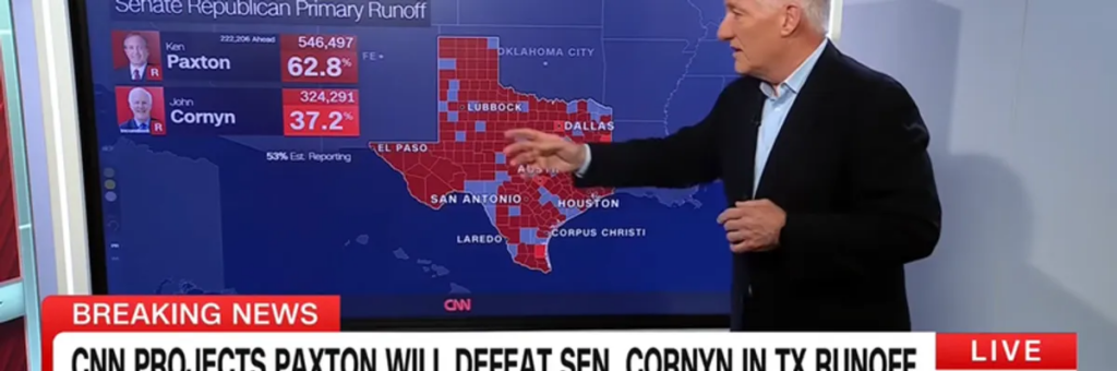 CNN election guru stunned as Trump’s grip on the GOP revealed in Texas