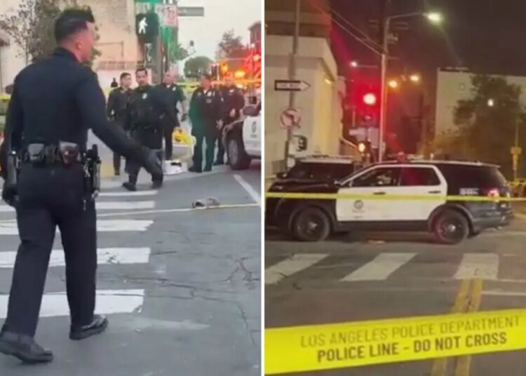 3 people shot on Skid Row as suspect delivers grim message to victims before pulling the trigger