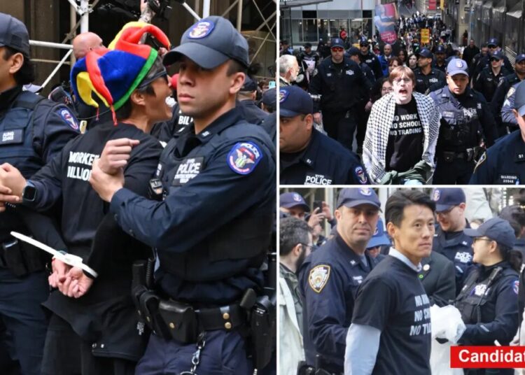 Dem congressional candidate arrested at May Day protest that blocked Wall Street