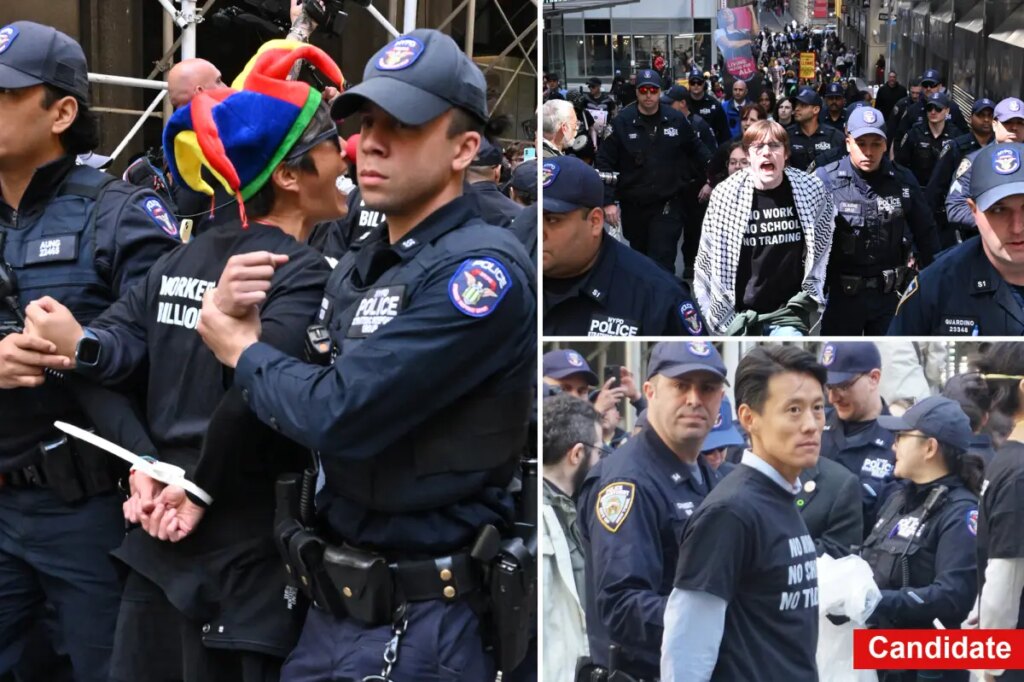 Dem congressional candidate arrested at May Day protest that blocked Wall Street
