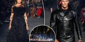 Gucci transforms Times Square into runway as label debuts new collection with Cindy Crawford, Tom Brady