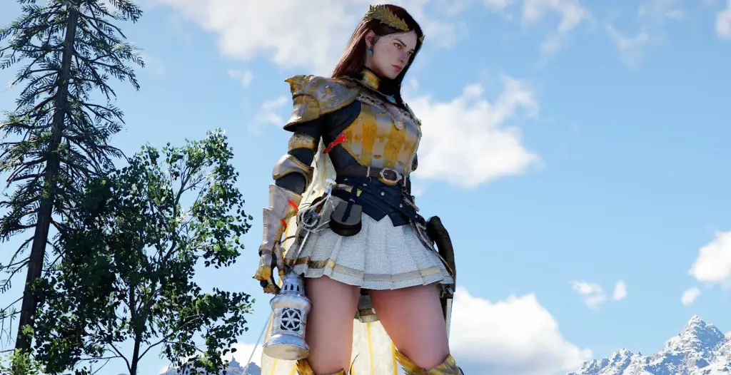 Crimson Desert Damiane Elegant Carmine Outfit