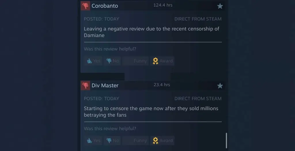 Crimson Desert Negative Steam Reviews