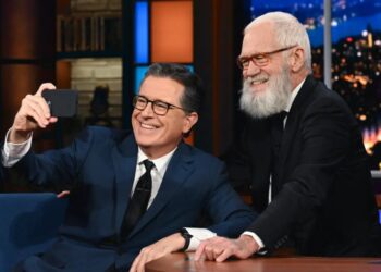 David Letterman blasts ‘lying weasels’ CBS as Colbert nears ‘Late Show’ finale