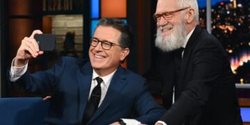 David Letterman blasts ‘lying weasels’ CBS as Colbert nears ‘Late Show’ finale