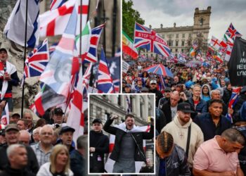 ‘Shoot him in the neck, like Charlie Kirk,’ vile chant erupts during massive London protests