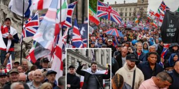 ‘Shoot him in the neck, like Charlie Kirk,’ vile chant erupts during massive London protests