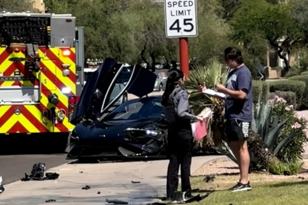 Video shows dazed ex-MLB star Trevor Bauer climb out of $600k McLaren after nasty crash: ‘Dude, what the f–k?’