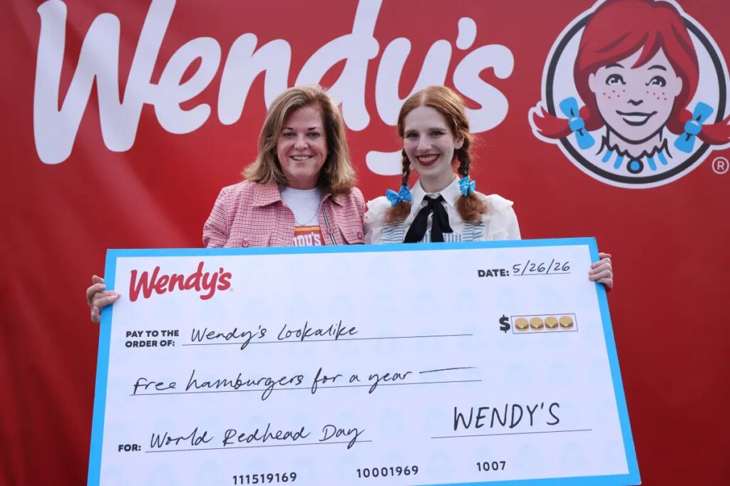 Ohio woman wins free Wendy’s burgers for a year after bizarre lookalike contest victory