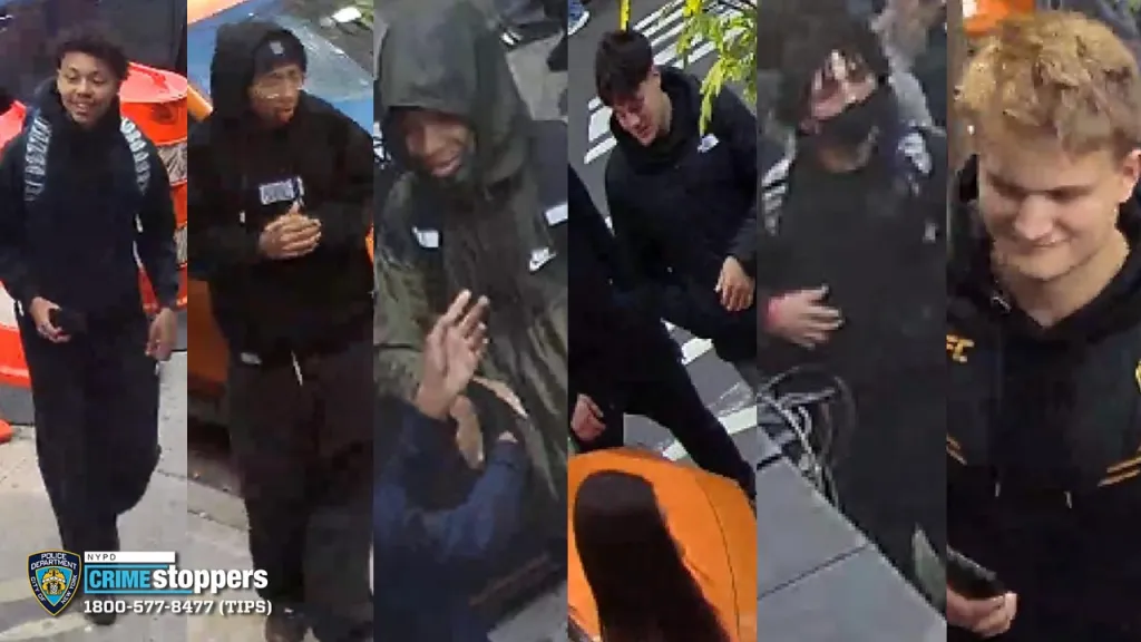 The mayhem appeared to be part of a viral