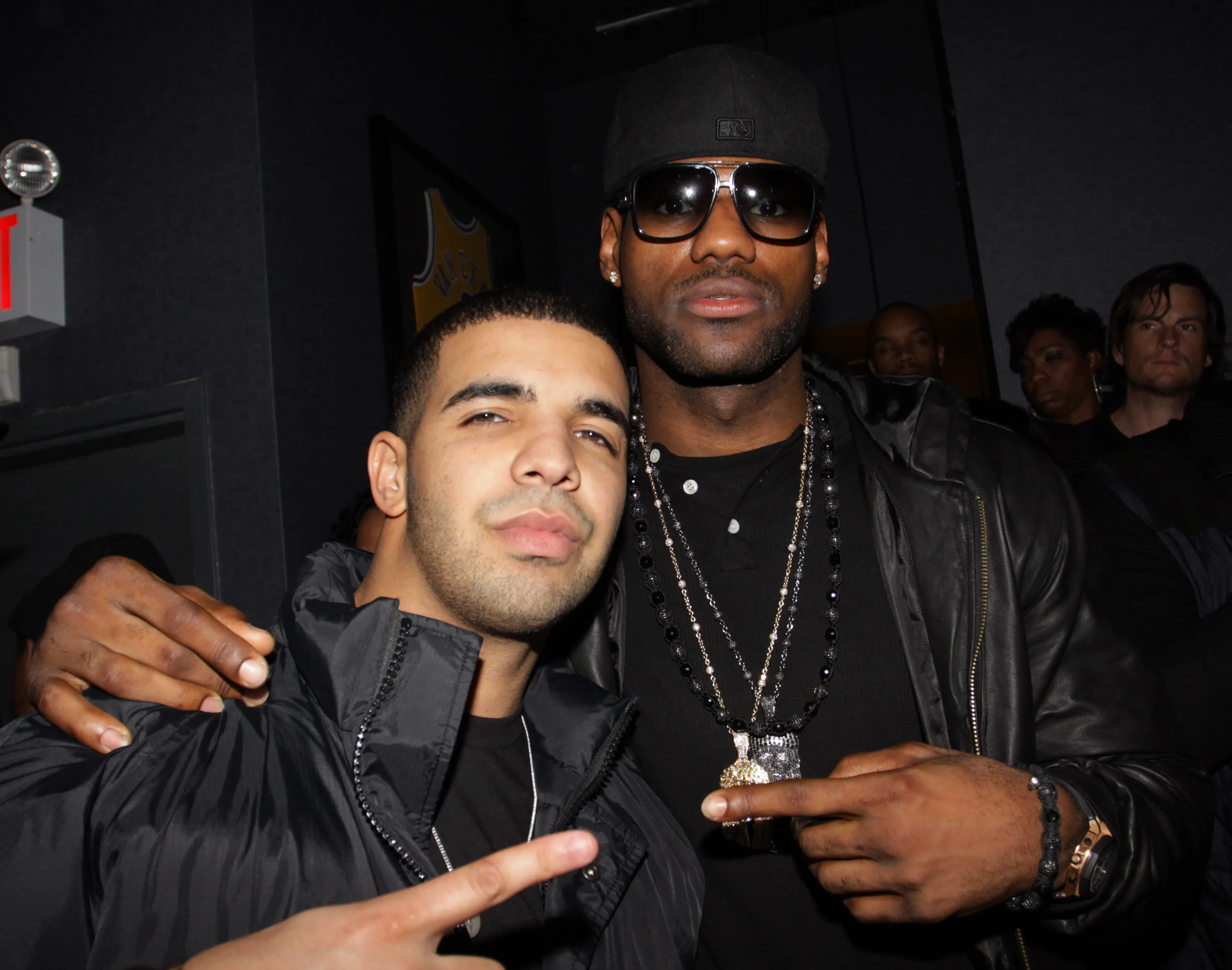 Drake and LeBron James