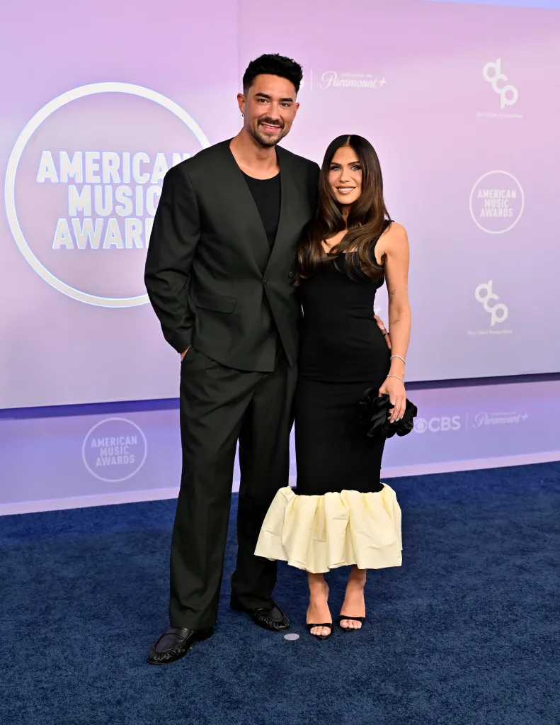 Marciano Brunette and Jessi Draper at the 52nd American Music Awards.