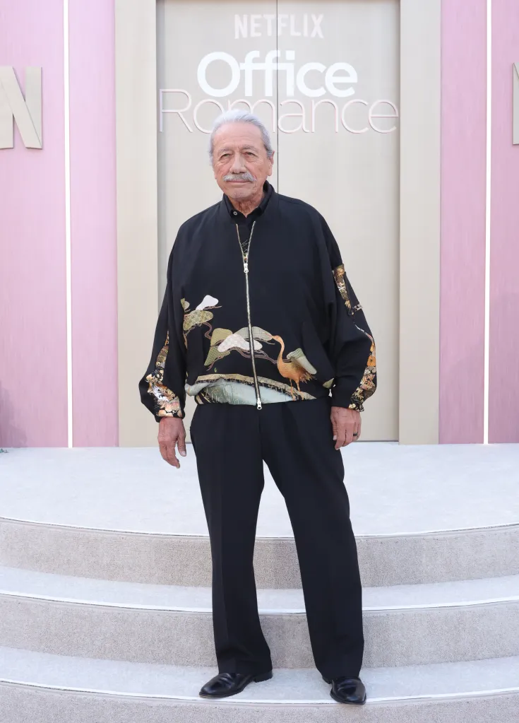 Edward James Olmos attends the world premiere of Netflix's 