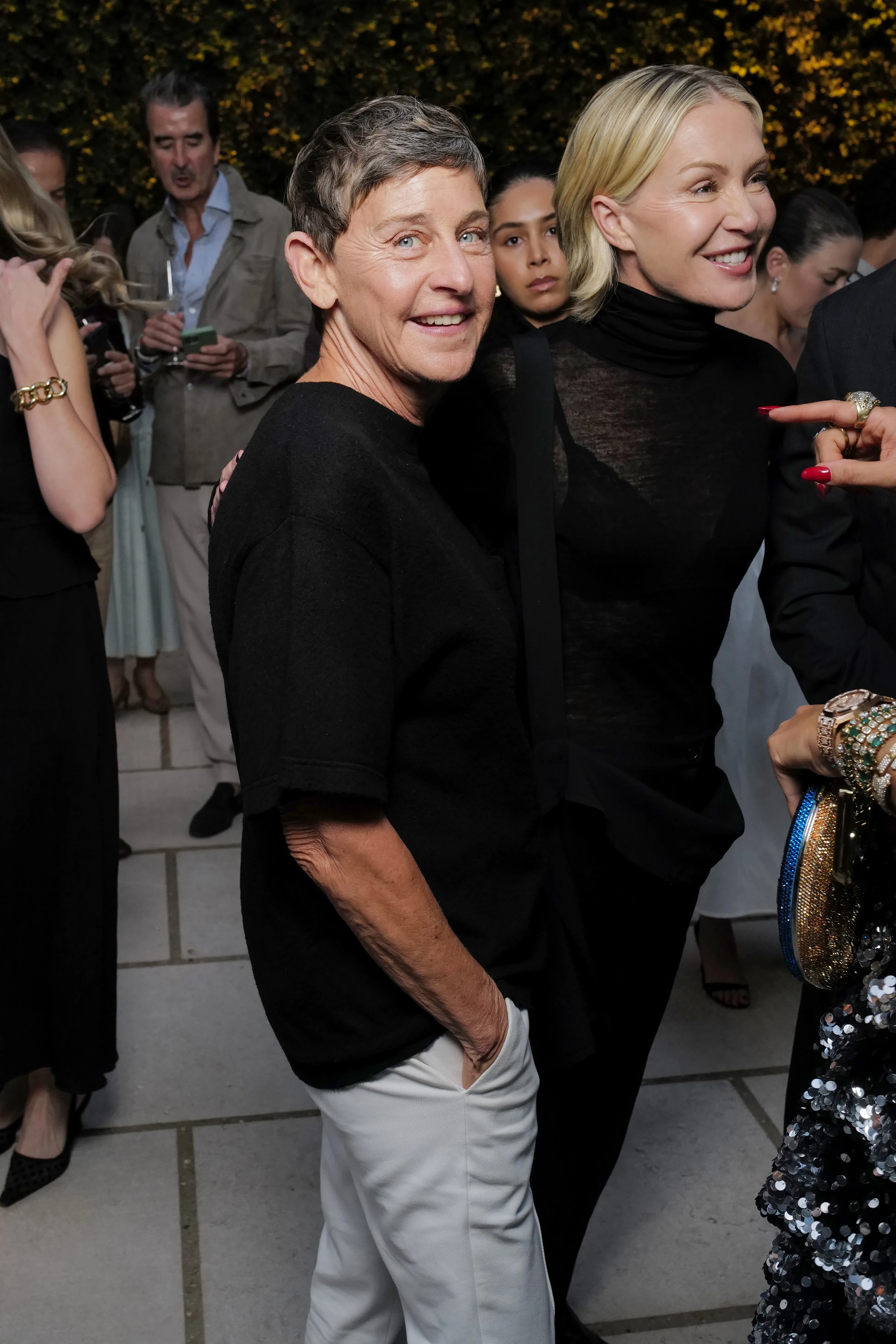 Ellen DeGeneres and Portia de Rossi at RH Paris, The Gallery.