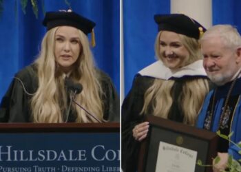 Erika Kirk urges graduates to follow in her husband’s footsteps: ‘defend liberty’