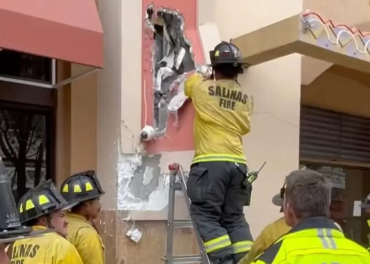 NorCal burglar trapped inside coffee shop wall for 10 hours rescued, then arrested by cops