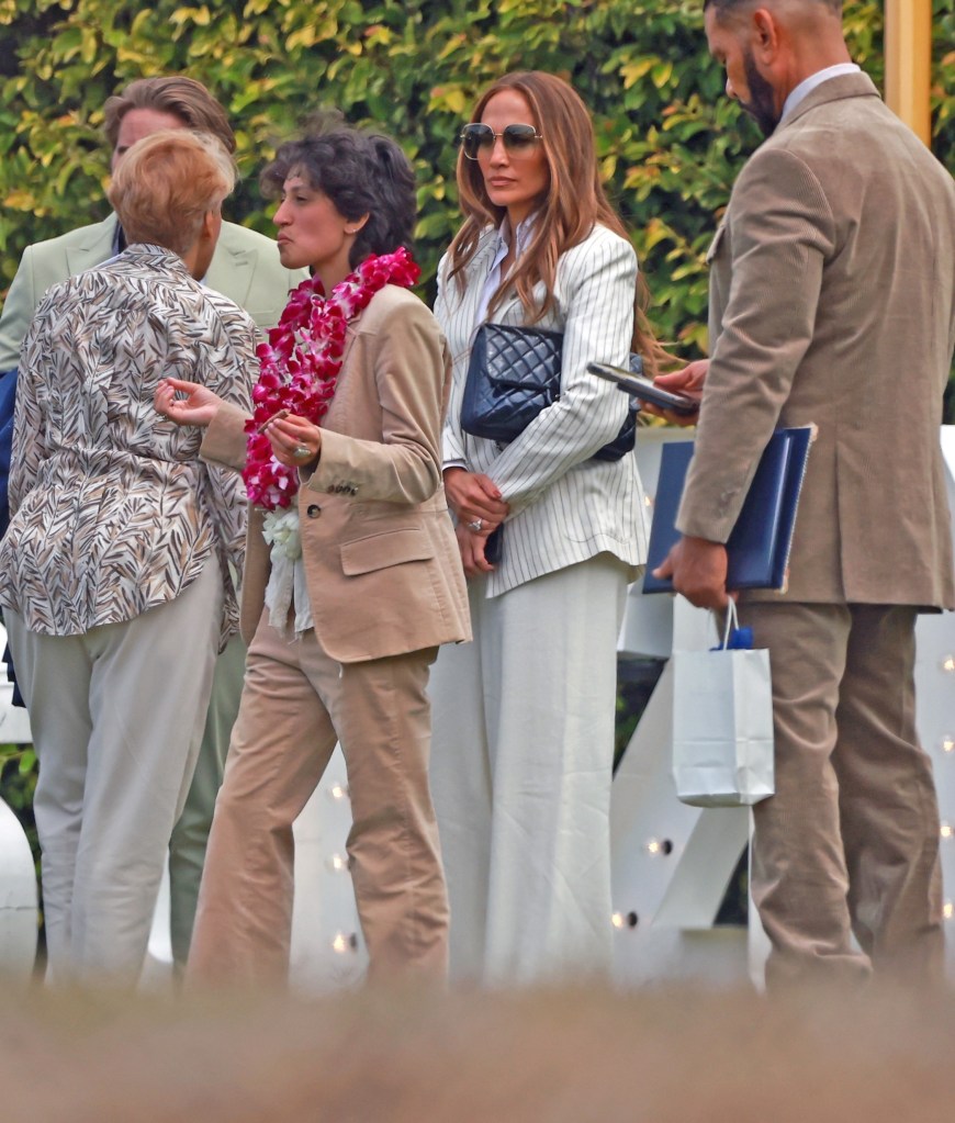 Jennifer Lopez and Emme Maribel Muñiz celebrating Emme's high school graduation.