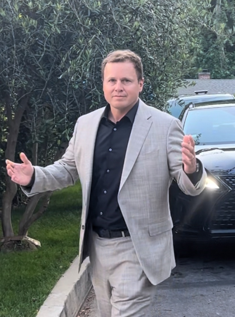 Spencer Pratt at a fundraiser in Pacific Palisades.