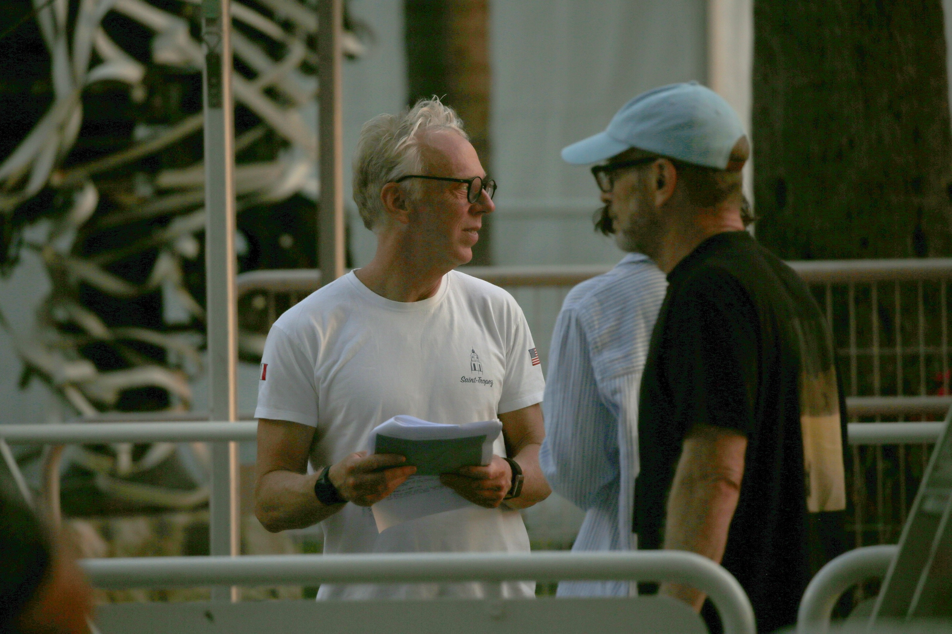 Actress Laura Dern and director Mike White at the 