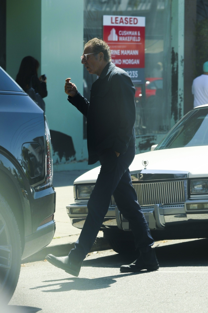 Michael Richards, star of Seinfeld, shops on Melrose Place in West Hollywood.