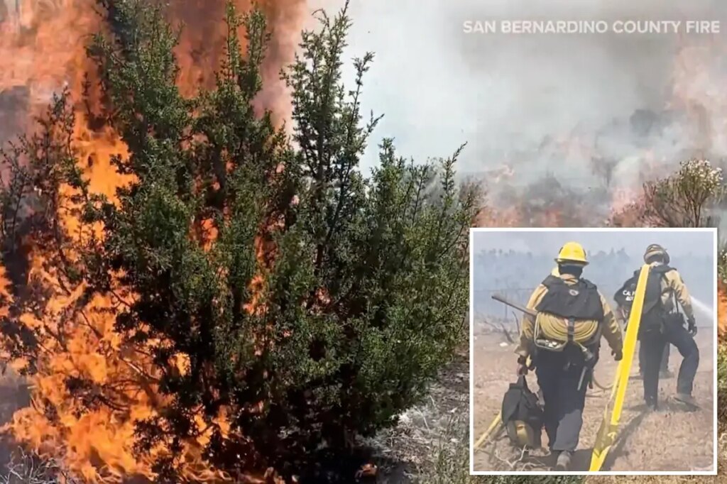 Rare ‘ash devil’ spotted during SoCal wildfire