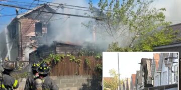 14 injured, including 12 firefighters, after fast-spreading fire tears through NYC homes