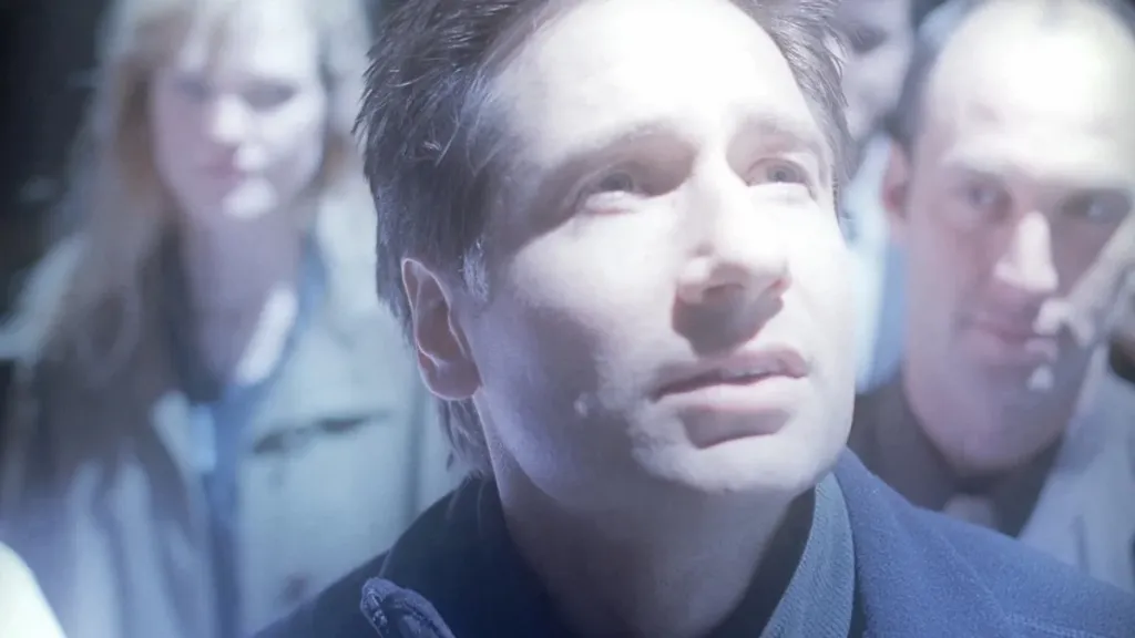 David Duchovny as Fox Mulder on 