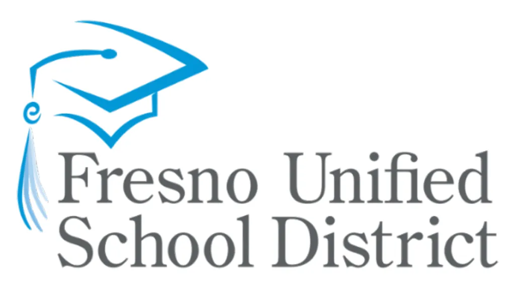 Illustration of a blue graduation cap above the words 