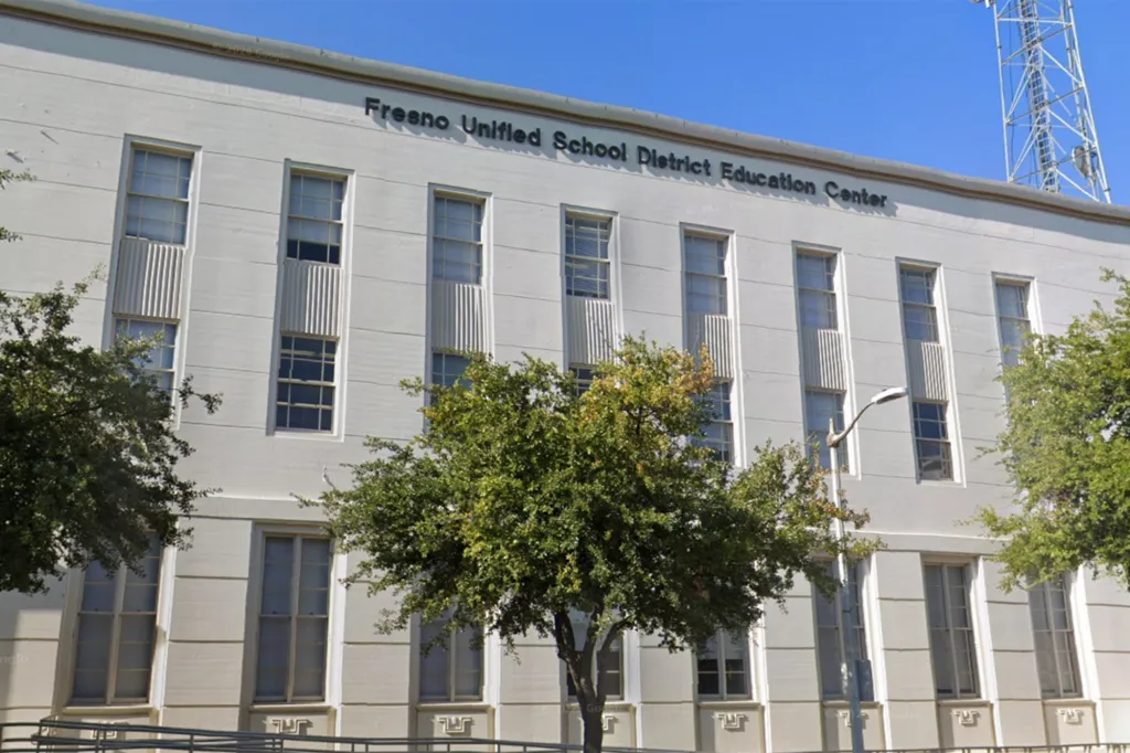 Fresno Unified School District Education Center building.