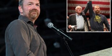 Lefty Senate candidate Graham Platner flubs Bernie Sanders’ name twice in fiery ‘Fight the Oligarchy’ rally