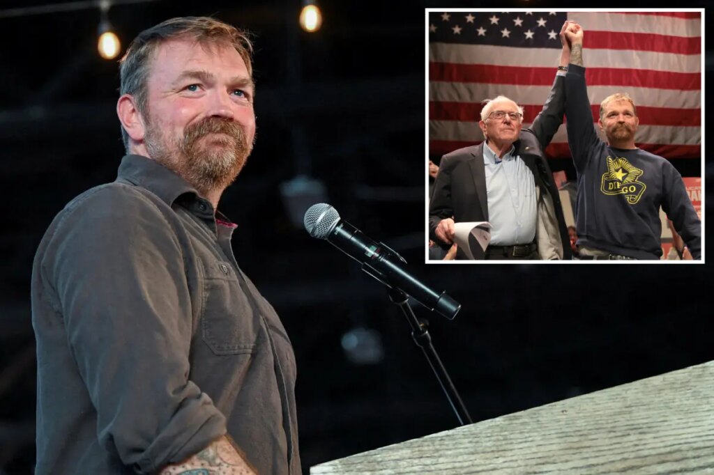 Lefty Senate candidate Graham Platner flubs Bernie Sanders’ name twice in fiery ‘Fight the Oligarchy’ rally