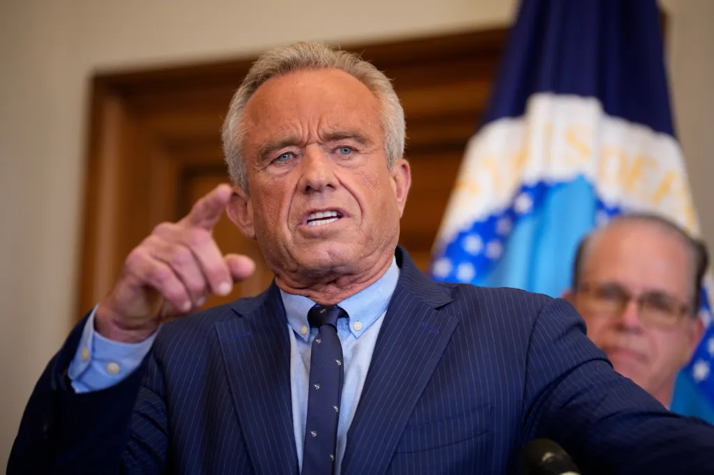 Health and Human Services Secretary Robert F. Kennedy Jr. speaks at a