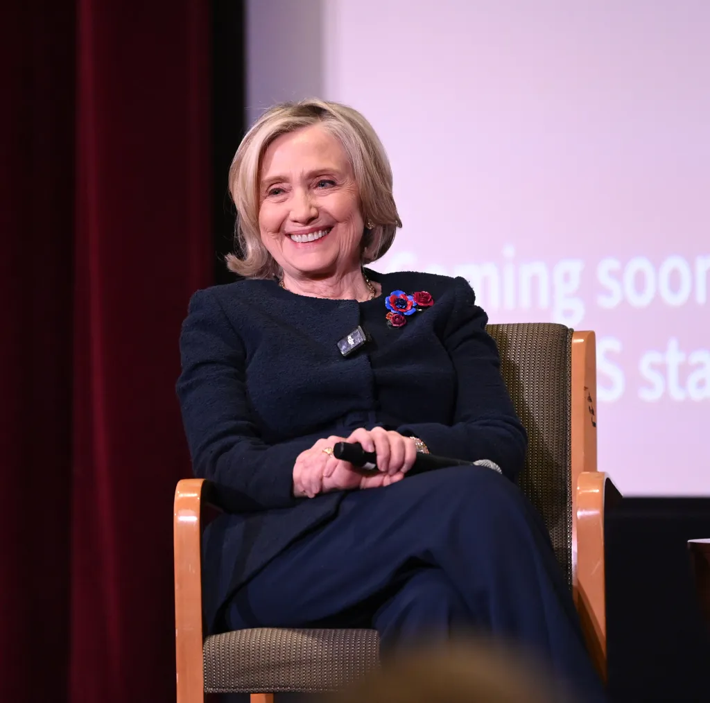 NEW YORK, NEW YORK - MAY 15: Hillary Clinton at the screening and discussion of 